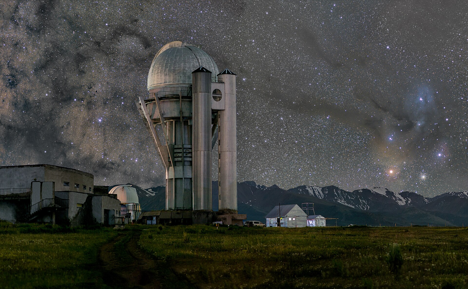 A clear night sky full of stars