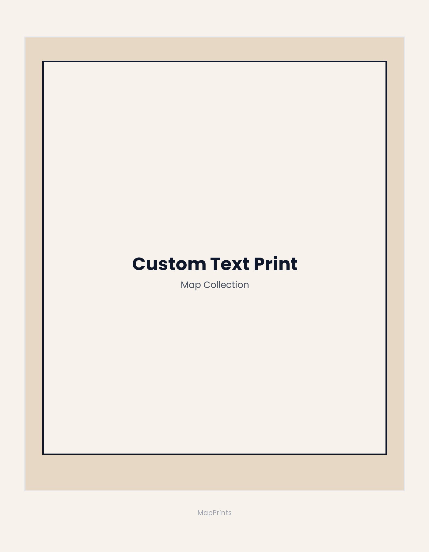 Custom Text Print placeholder