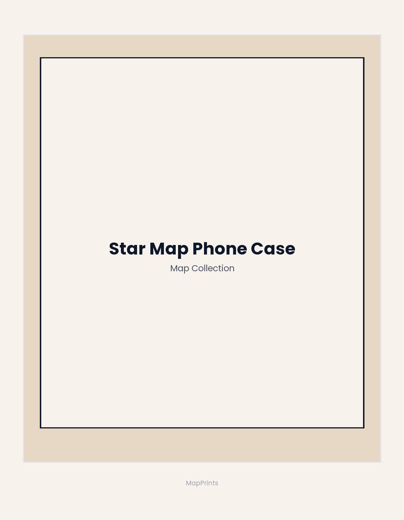 Star Map Phone Case placeholder