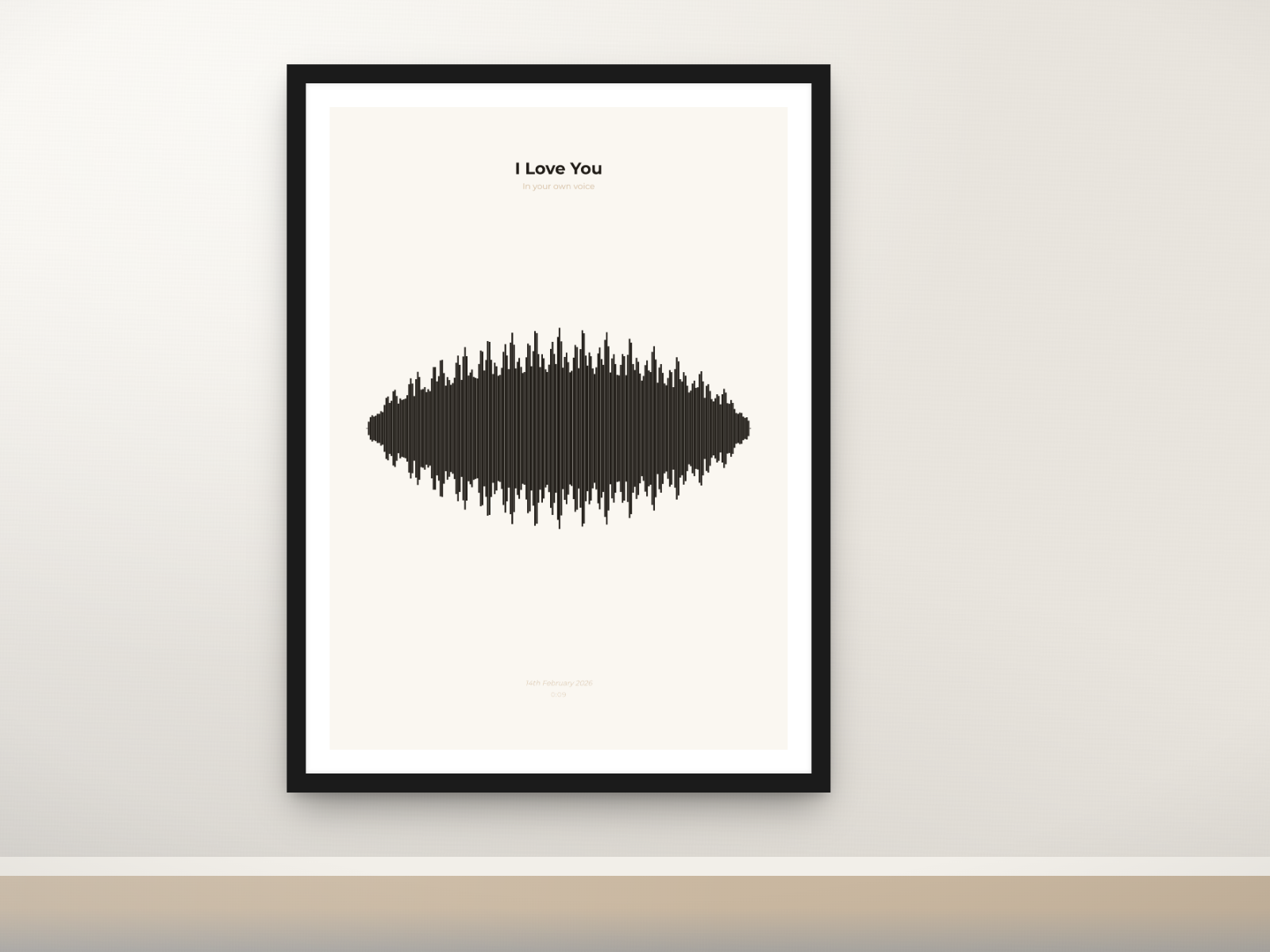 Sound Wave Art Print